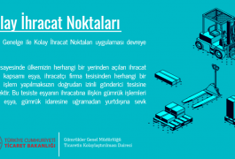 2021/8 Sayılı Kolay İhracat Noktaları Genelgesi Hakkında