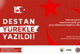 ERTSO Başkanı Özkoç’tan 15 Temmuz Demokrasi ve Milli Birlik Günü Mesajı…