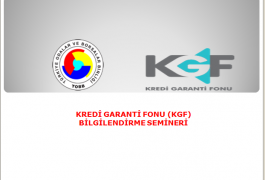 Kredi Garanti Fonu (KGF) Bilgilendirme Semineri