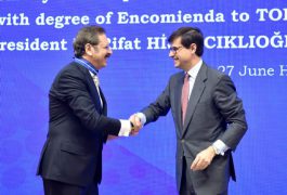 TOBB Başkanı M. Rıfat Hisarcıklıoğlu’na İspanya Sivil Liyakat Nişanı Encomienda Payesi Verildi