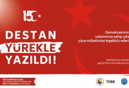 ERTSO Başkanı  Mahmut Özkoç’tan 15 Temmuz Demokrasi ve Milli Birlik Günü Mesajı…