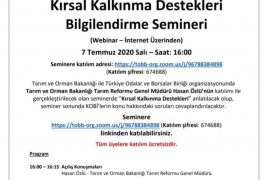 KOBİ’ler İçin Kırsal Kalkınma Destekleri Bilgilendirme Semineri Hakkında