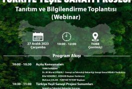 Yeşil Sanayi Projesi Bilgilendirme Webinarı