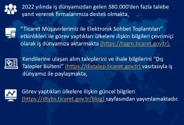 Ticaret Müşavirlikleri ve Ataşelikleri